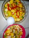 Asinan buah kuah jeruk (tanpa cuka/asam jawa)