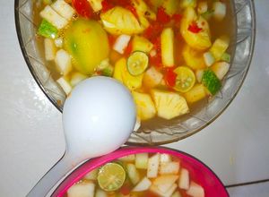 Foto resep Asinan buah kuah jeruk (tanpa cuka/asam jawa)