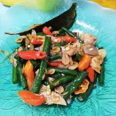 รูปของ Tumis kacang panjang