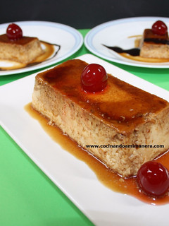 Una foto de Flanes de Turrón