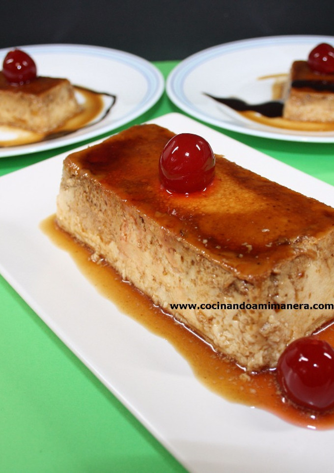 Una foto de Flanes de Turrón