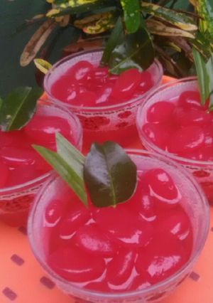 Foto resep Manisan kolang-kaling simerah merona