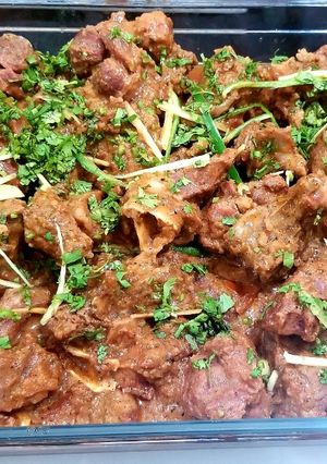 A picture of Afghani mutton.