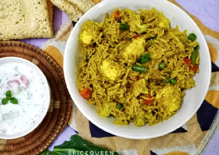Tasty And Delicious of Palak Paneer Pulav