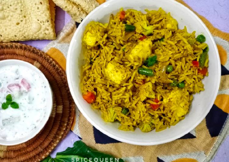 Palak Paneer Pulav