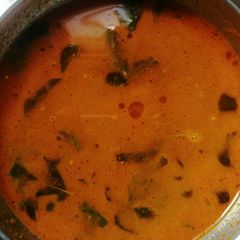 A picture of Tomato rasam.