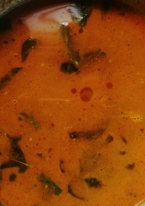 A picture of Tomato rasam.