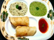 A picture of red rice dosa