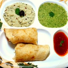 A picture of Masala Dosa 😋.