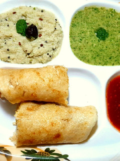 A picture of Masala Dosa 😋.