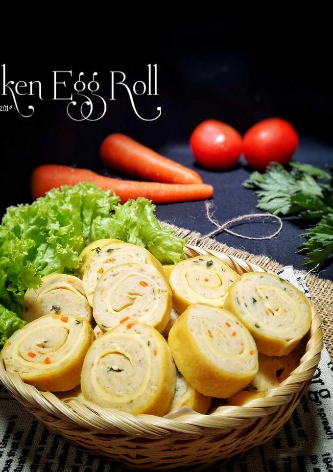 Foto resep Chicken Egg Roll (Rolade Ayam + Udang)