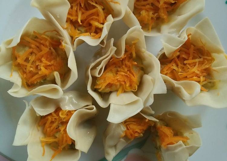 Siomay ayam sayur (wortel & jagung)