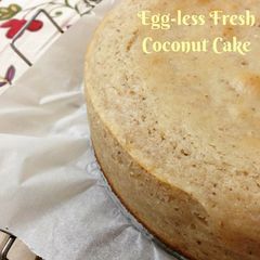 A picture of Egg-less Fresh Coconut cake.