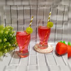 A picture of Strawberry mocktail recipe.