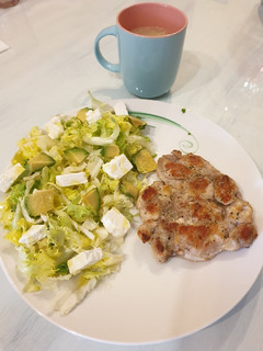 Una foto de Combinado de pollo #equilibrado y #lowcarb