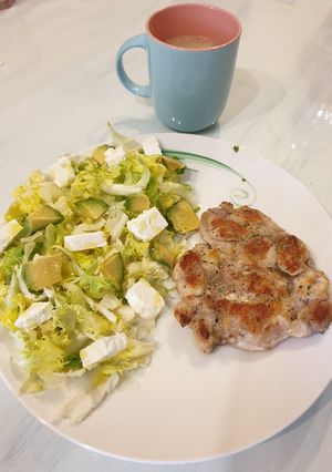 Una foto de Combinado de pollo #equilibrado y #lowcarb