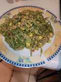 Guiso de porotos verdes, vegetarianos