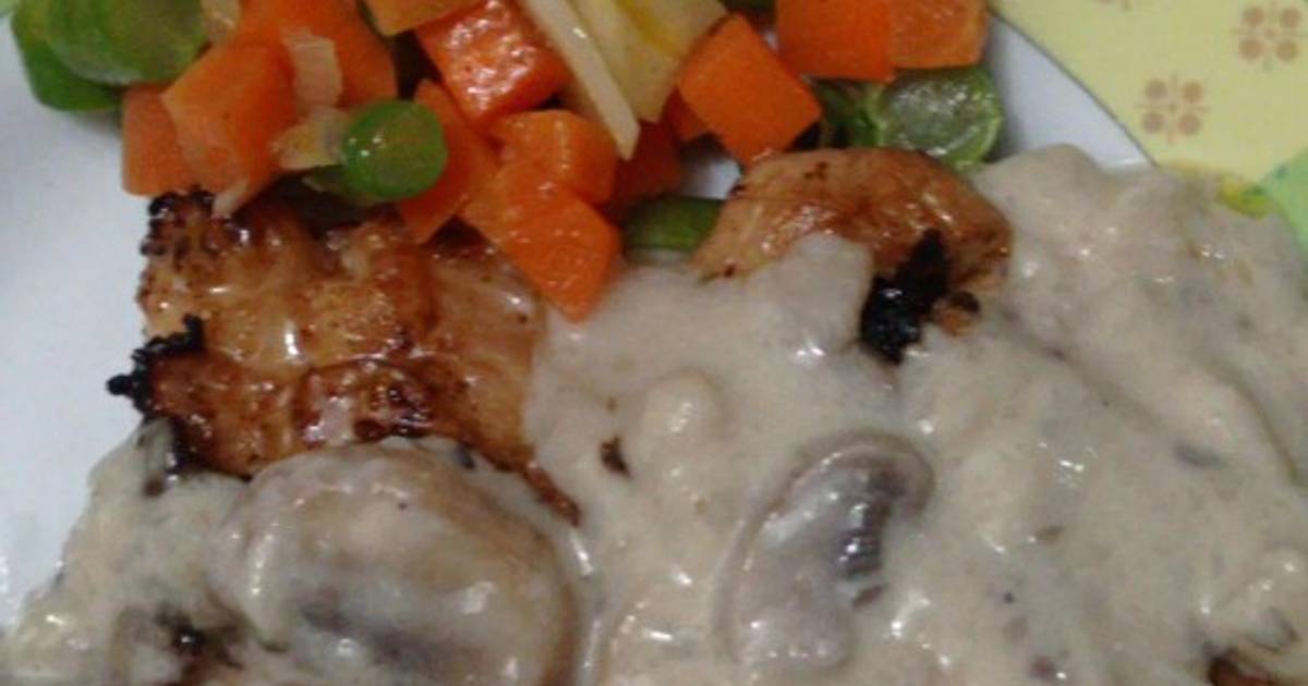 Resep Chicken Steak With Mushroom Sauce Oleh Yuna Yoon Cookpad