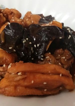 Foto resep Ayam Kecap Jamur
