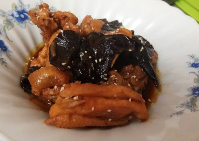 Ayam Kecap Jamur