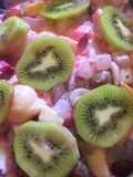 Salad buah creamy