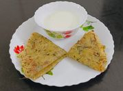 A picture of sabudana paratha