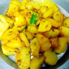 Jeera saunf flavour potatoes A picture of Jeera saunf flavour potatoes.