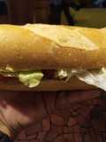 Sándwich de jamón de pavo