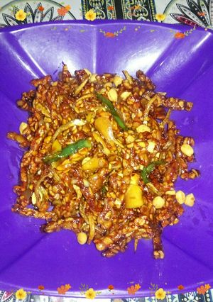 Foto resep Tempe kering kecap pedas manis