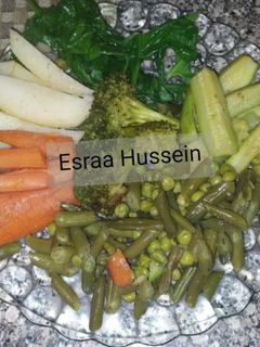 صورة لوصفة خضار سوتيه على بخار
