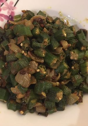 A picture of Spicy Okra.