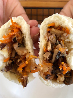Hình của món Bánh bao nhân chay.