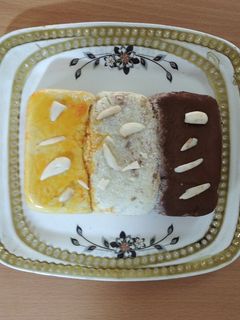 عکسی از دستور حلوا ارده 3 رنگ 😁