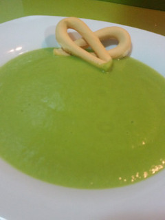 Una foto de Puré de guisantes con thermomix