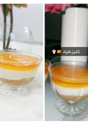 صورة لوصفة تشيزكيك بالبرتقال 🍊