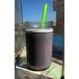 Smoothie de moras y plátanos