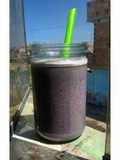 Smoothie de moras y plátanos