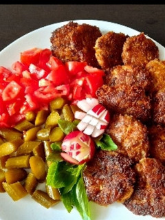 عکسی از دستور شامی کباب