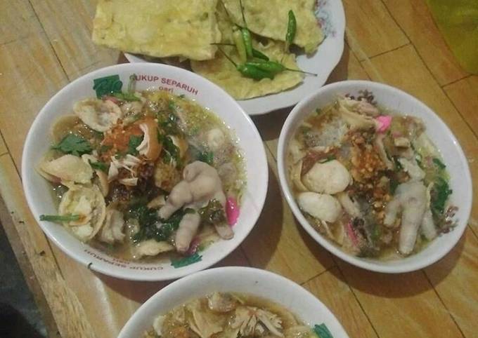 Soto ayam khas banyumas cilacap