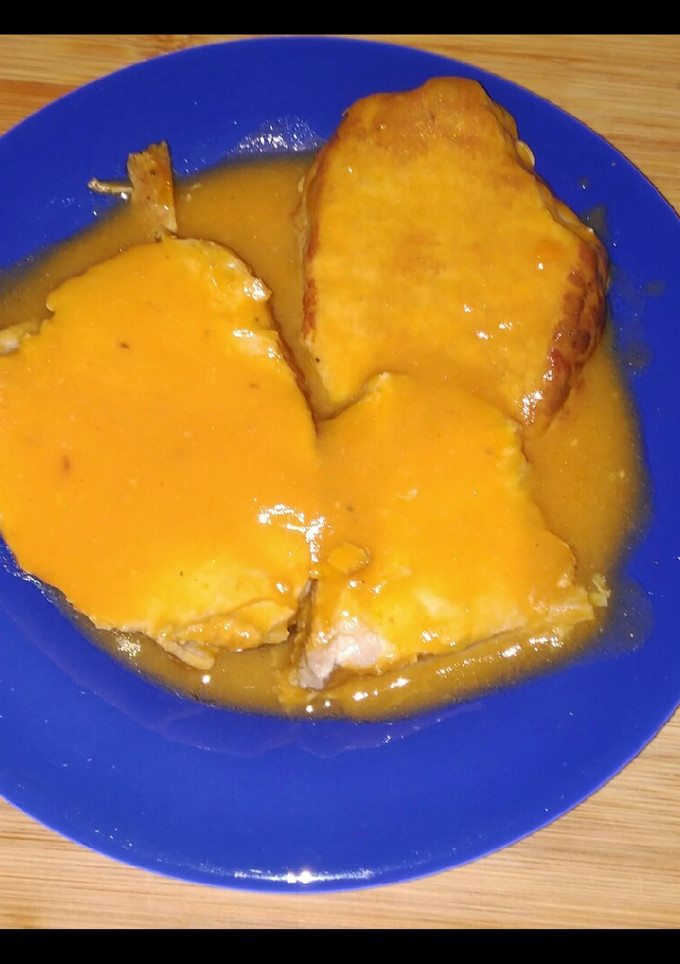 Una foto de Lomo de cerdo en salsa en olla express