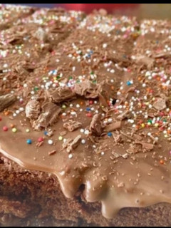 A picture of Chocolate sheet cake.