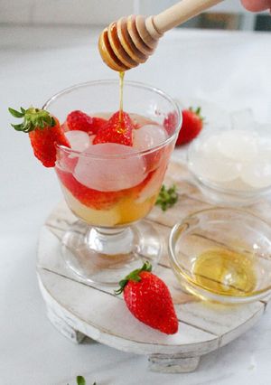 Foto resep Es Buah Kolang kaling Madu
