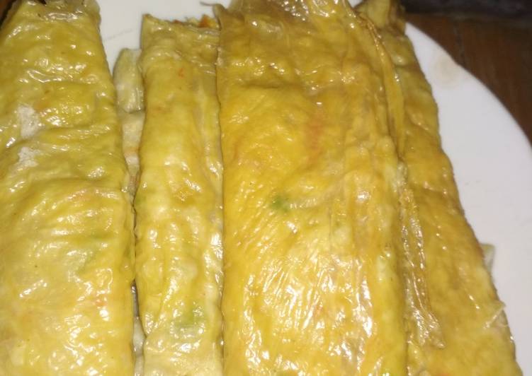 Hekeng udang gepeng " maknyus ππ (olahan daging udang khas Tiongkok atau pontianak)