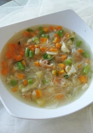 Foto resep Sup ayam bihun