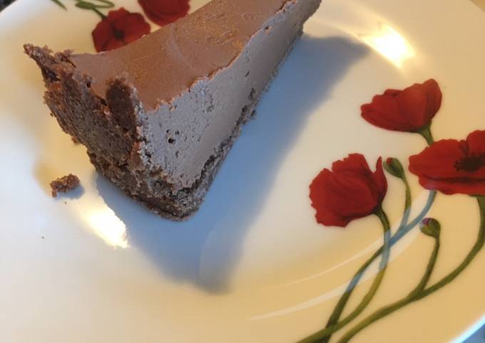 Recipe of Super Quick Homemade Chocolate cheesecake (čokoládový cheesecake)