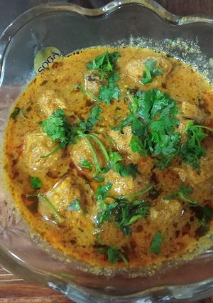 A picture of Hotel style Soyabean ki sabji😋😋.