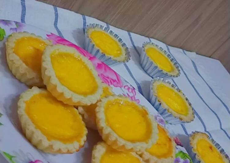 Cara membuat Pie susu custard , Bikin Ngiler