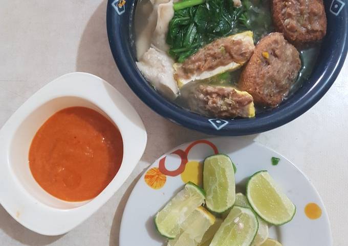 Baso Tahu Ayam Brokoli Wortel