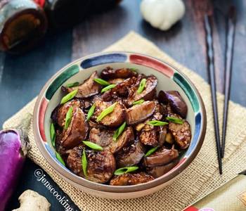 Without Fail Make Recipe Chinese Eggplant with Spicy Garlic Sauce Delicious