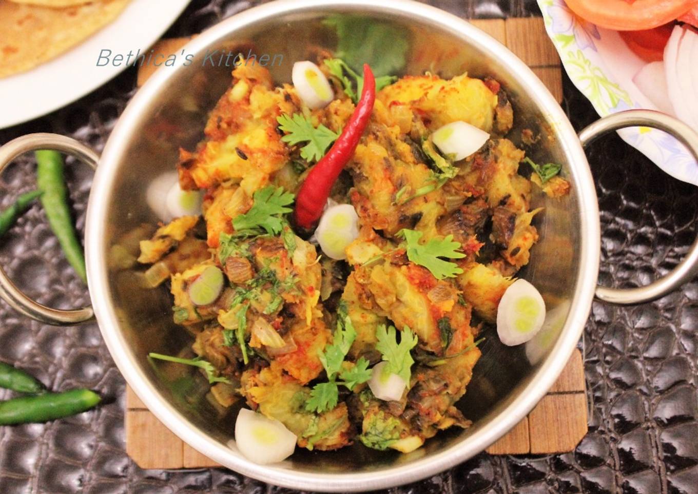 Raw Banana Bharta